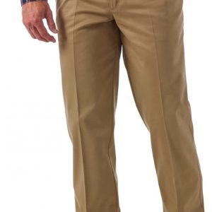 Men's Flat Front Relaxed Fit Casual Pant