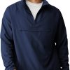 Men's Lightweight Quarter Zip Pullover Windbreaker for Golf, Hiking, and Running Wind Breaker Jackets with Pocket