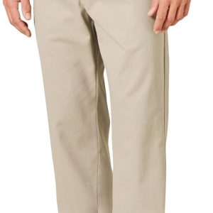 Men's Classic-Fit Wrinkle-Resistant Flat-Front Chino Pant (Available in Big & Tall)