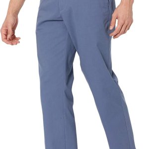 Men's Classic-Fit Wrinkle-Resistant Flat-Front Chino Pant (Available in Big & Tall)