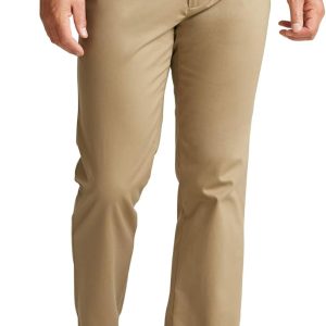 Men's Straight Fit  Cotton Stretch Khaki Pant